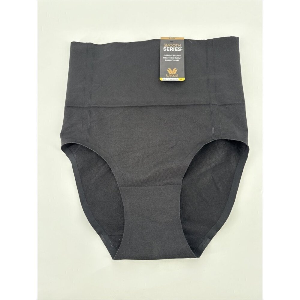 Wacoal Women's Size Medium Black Smooth Series Shaping Brief Panty 809360 New - Picture 3 of 7